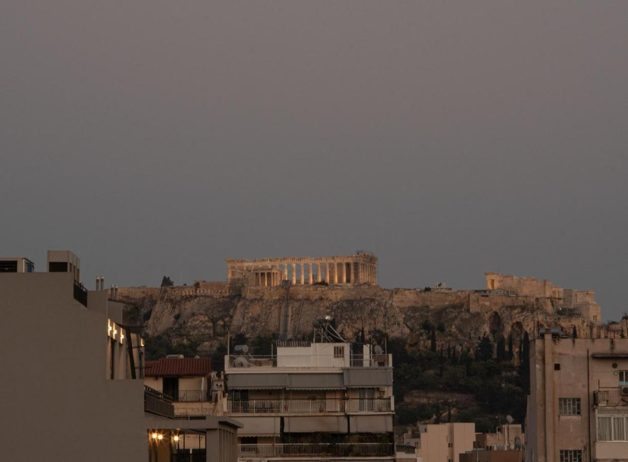 아테네 Stunning Acropolis View - 500M Metro - At Historical Center 아파트 외부 사진